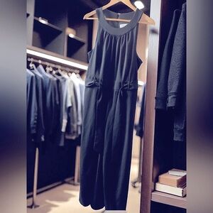 Shelby & Palmer Black Wrap Jumpsuit